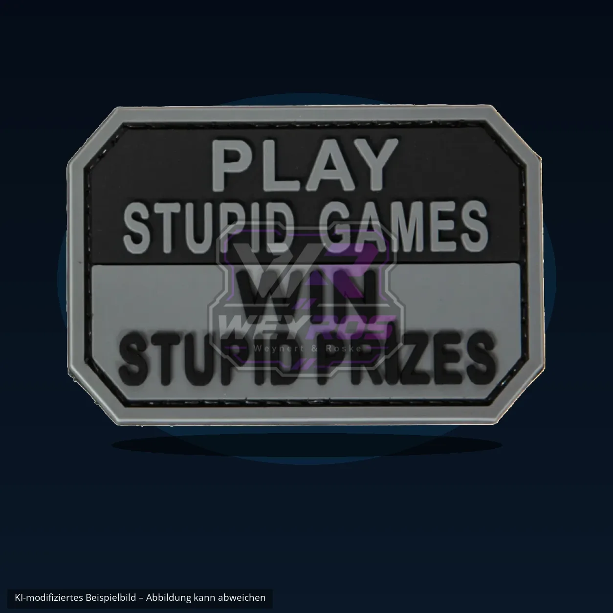 PVC Patch - Play Stupid