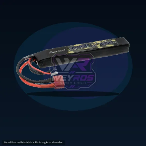 Gens Ace 25C 1500mAh 2S1P 7.4V Airsoft LiPo Battery T-Plug