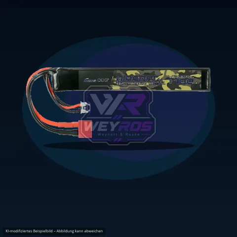 Gens Ace 25C 1400mAh 2S1P 7.4V Airsoft LiPo Battery T Plug